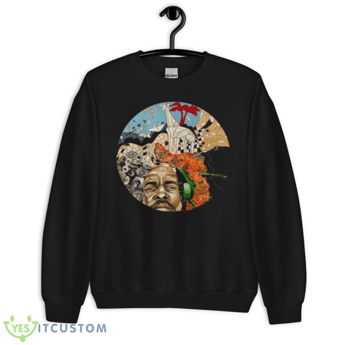Round Design Questlove Hair Shirt 3 Round Design Questlove Hair Shirt - Unisex Crewneck Sweatshirt
