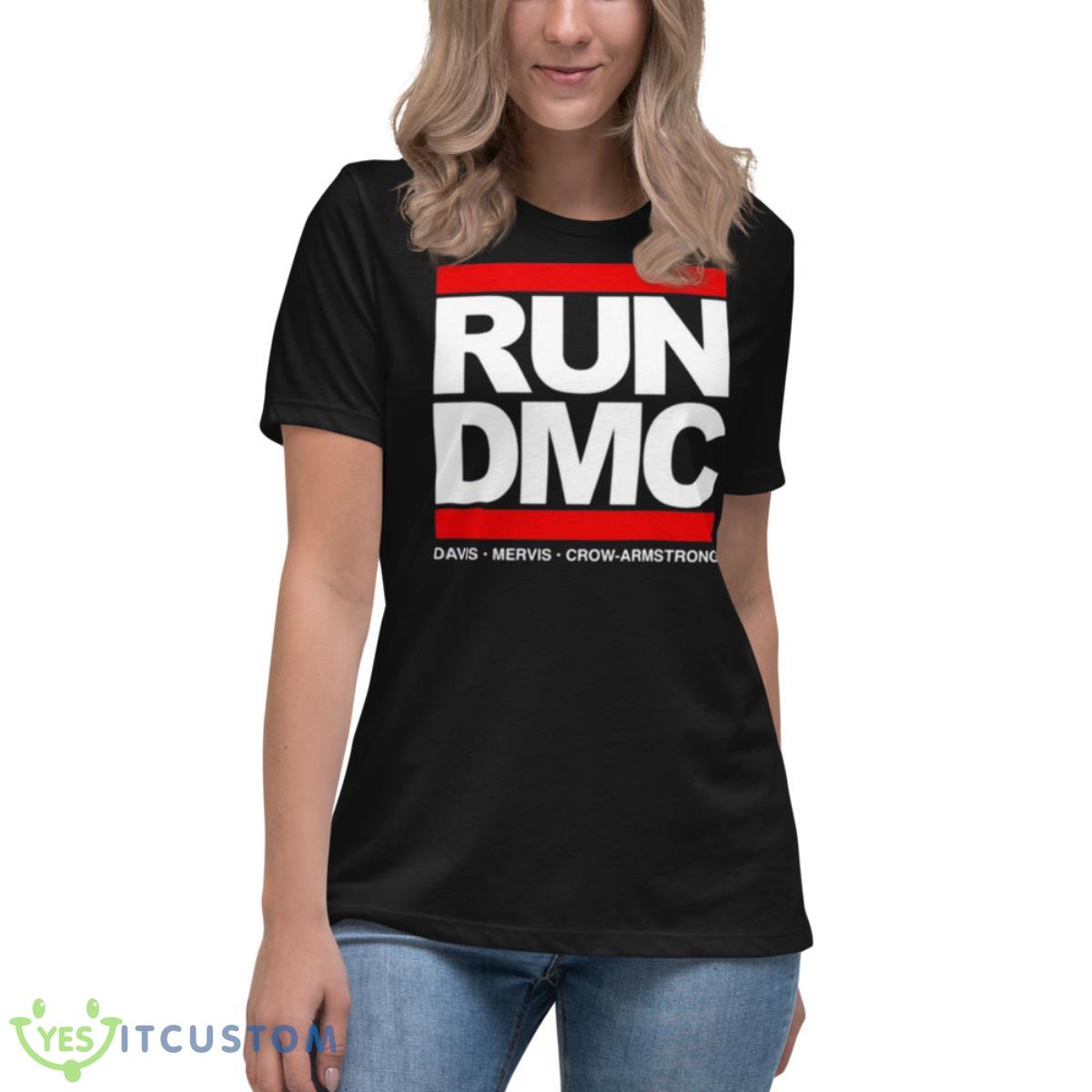 Run DMC Davis Mervis Crow Armstrong Shirt 6 Run DMC Davis Mervis Crow Armstrong Shirt - Women's Relaxed Short Sleeve Jersey Tee
