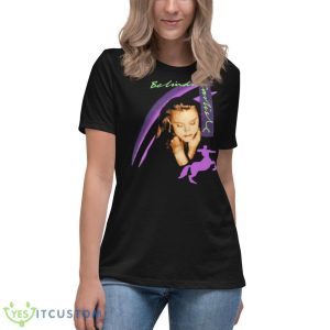 Runaway Horses Tour 1990 Graphic Belinda Carlisle Shirt - Women's Relaxed Short Sleeve Jersey Tee