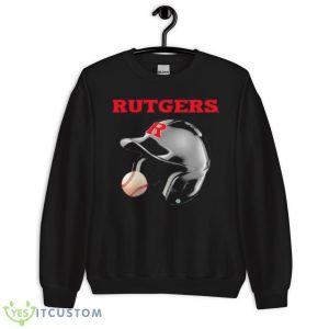 Rutgers Scarlet Knights Batting Helme Shirt - Unisex Crewneck Sweatshirt