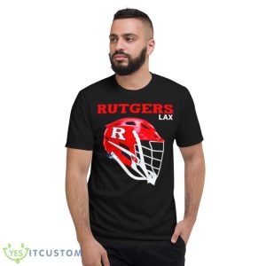 Rutgers Scarlet Knights Lacrosse Helmet Shirt - Short Sleeve T-Shirt