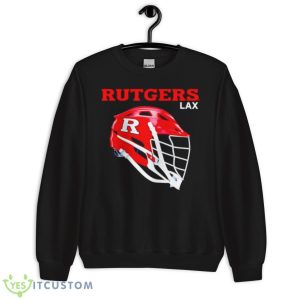 Rutgers Scarlet Knights Lacrosse Helmet Shirt - Unisex Crewneck Sweatshirt
