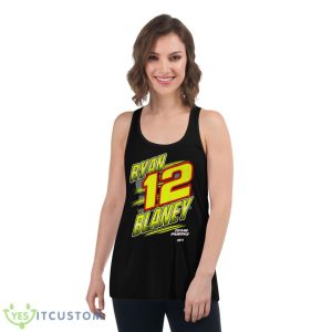 Ryan Blaney Team Penske Blister 2023 Shirt 10 Ryan Blaney Team Penske Blister 2023 Shirt - Women's Flowy Racerback Tank