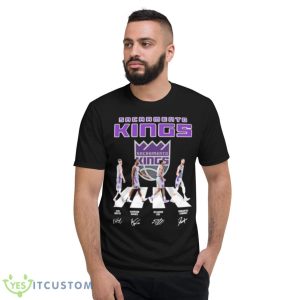 Sacramento Kings Abbey Road Signatures Shirt - Short Sleeve T-Shirt