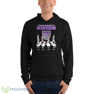 Sacramento Kings Abbey Road Signatures Shirt - Unisex Fleece Pullover Hoodie