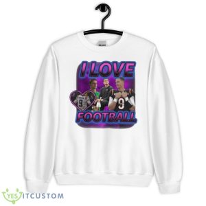 Sadstreet I Love Football Shirt - Unisex Heavy Blend Crewneck Sweatshirt