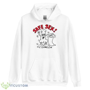 Safe sex keith haring 87 shirt 7 Safe sex keith haring 87 shirt - Unisex Heavy Blend Hooded Sweatshirt