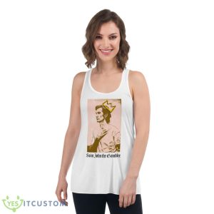 Saint John The Gambler Shirt - Women's Flowy Racerback Tank