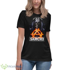 Samcro Design Sons Of Anarchy Shirt - Women's Relaxed Short Sleeve Jersey Tee
