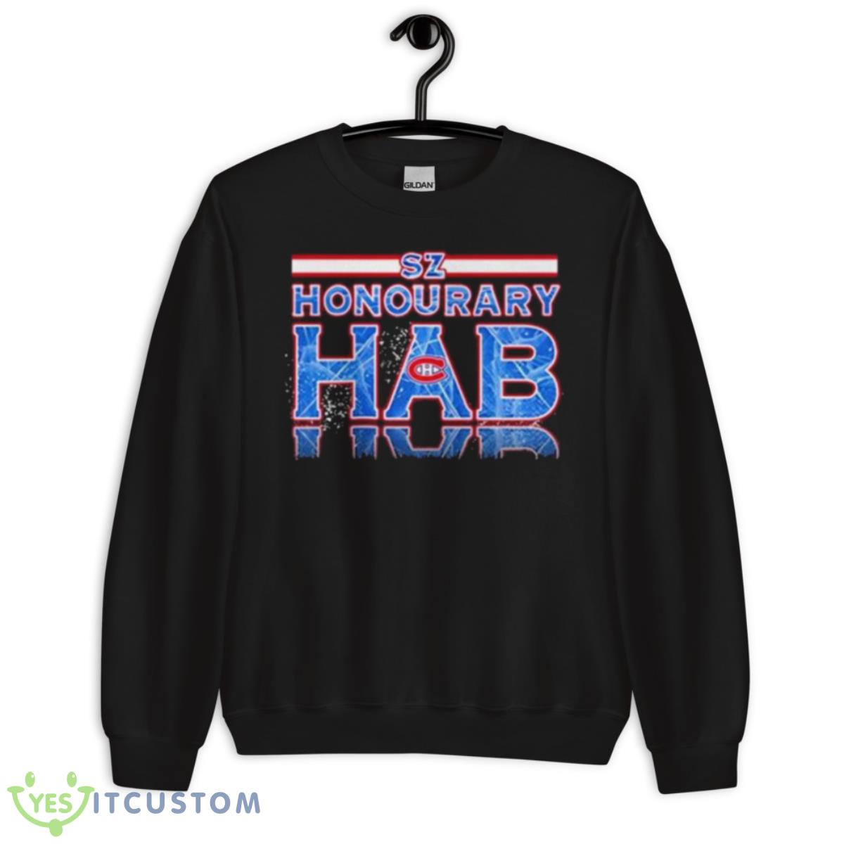 Sami Zayn Honourary Hab Shirt 13 Sami Zayn Honourary Hab Shirt - Unisex Crewneck Sweatshirt