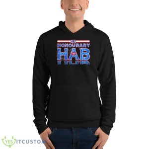 Sami Zayn Honourary Hab Shirt 9 Sami Zayn Honourary Hab Shirt - Unisex Fleece Pullover Hoodie