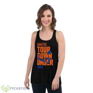 Santos Down Under 2023 New Tour Shirt 10 Santos Down Under 2023 New Tour Shirt - Women's Flowy Racerback Tank