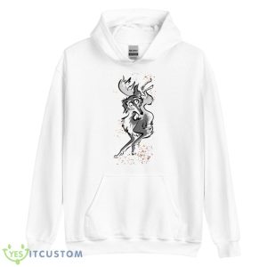 Schrodinger’s Silken Borzoi Dog Shirt - Unisex Heavy Blend Hooded Sweatshirt