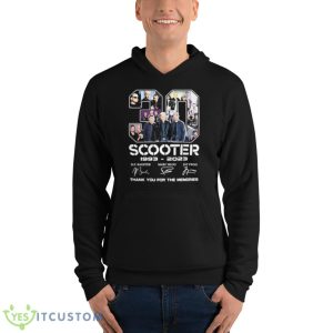 Scooter 30 Years 1993 2023 Thank You For The Memories Signatures Shirt - Unisex Fleece Pullover Hoodie