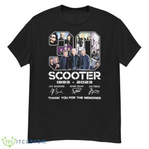 Scooter 30 Years 1993 2023 Thank You For The Memories Signatures Shirt - G500 Men’s Classic T-Shirt