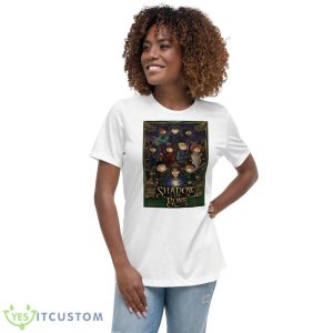 Shadow And Bone Cartoon Style Shirt - Women's Relaxed Short Sleeve Jersey Tee