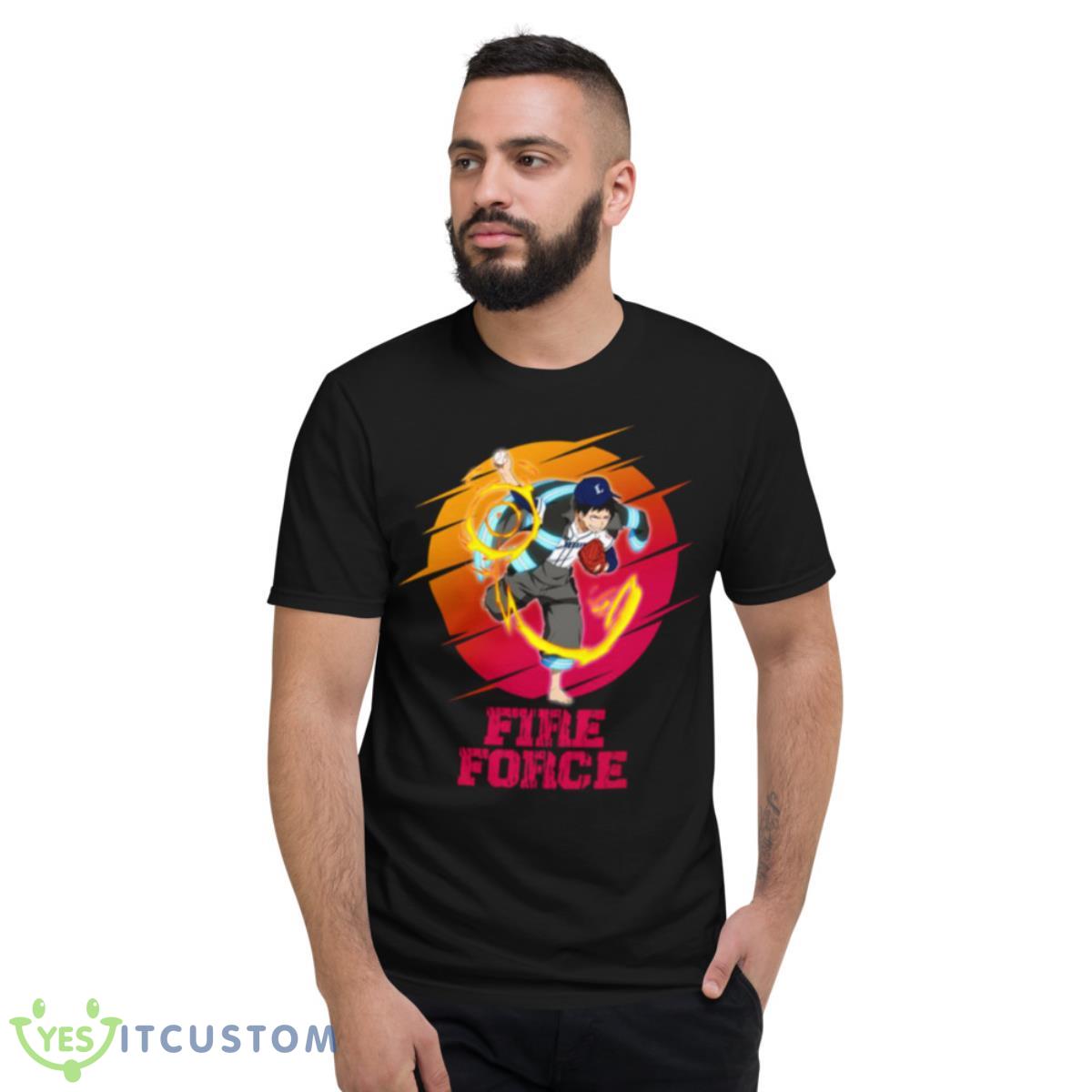 Shinra Kusakabe Sport Characters SunseShirt 2 Shinra Kusakabe Sport Characters SunseShirt - Short Sleeve T-Shirt