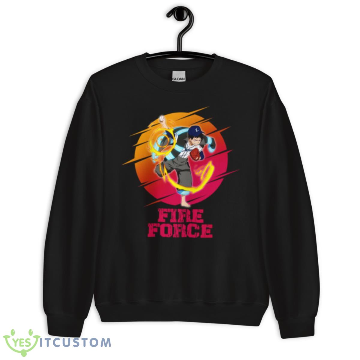 Shinra Kusakabe Sport Characters SunseShirt 3 Shinra Kusakabe Sport Characters SunseShirt - Unisex Crewneck Sweatshirt