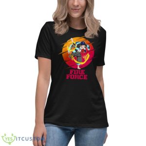 Shinra Kusakabe Sport Characters SunseShirt 11 Shinra Kusakabe Sport Characters SunseShirt - Women's Relaxed Short Sleeve Jersey Tee