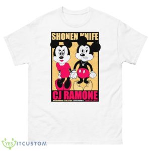 Shonen Knife Cj Ramone Gigposter Cincinnati Ohio Shirt - 500 Men’s Classic Tee Gildan