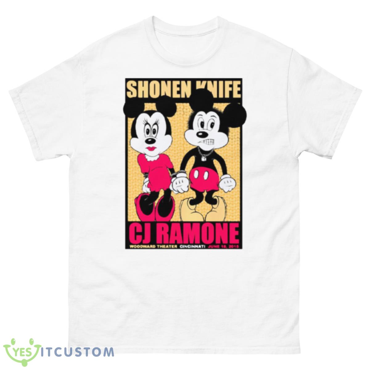 Shonen Knife Cj Ramone Gigposter Cincinnati Ohio Shirt 10 Shonen Knife Cj Ramone Gigposter Cincinnati Ohio Shirt - 500 Men’s Classic Tee Gildan