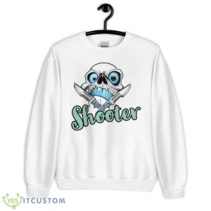 Shooter Skull Art Shooter Jennings Shirt - Unisex Heavy Blend Crewneck Sweatshirt