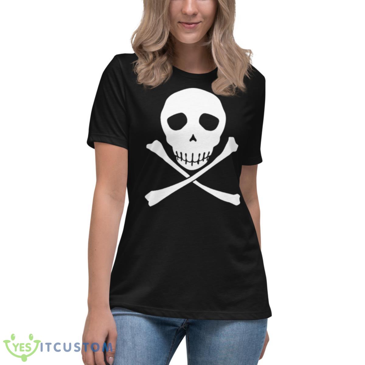 Shopatlus KanjI Skull Shirt 6 Shopatlus KanjI Skull Shirt - Women's Relaxed Short Sleeve Jersey Tee