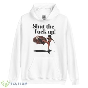 Shut The Fuck Up Vintagefantasy Magazine Shirt - Unisex Heavy Blend Hooded Sweatshirt