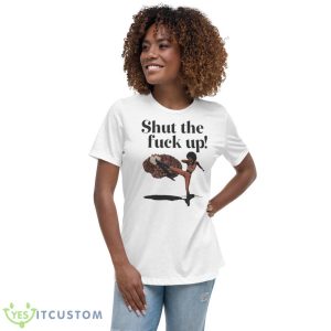 Shut The Fuck Up Vintagefantasy Magazine Shirt - Women's Relaxed Short Sleeve Jersey Tee