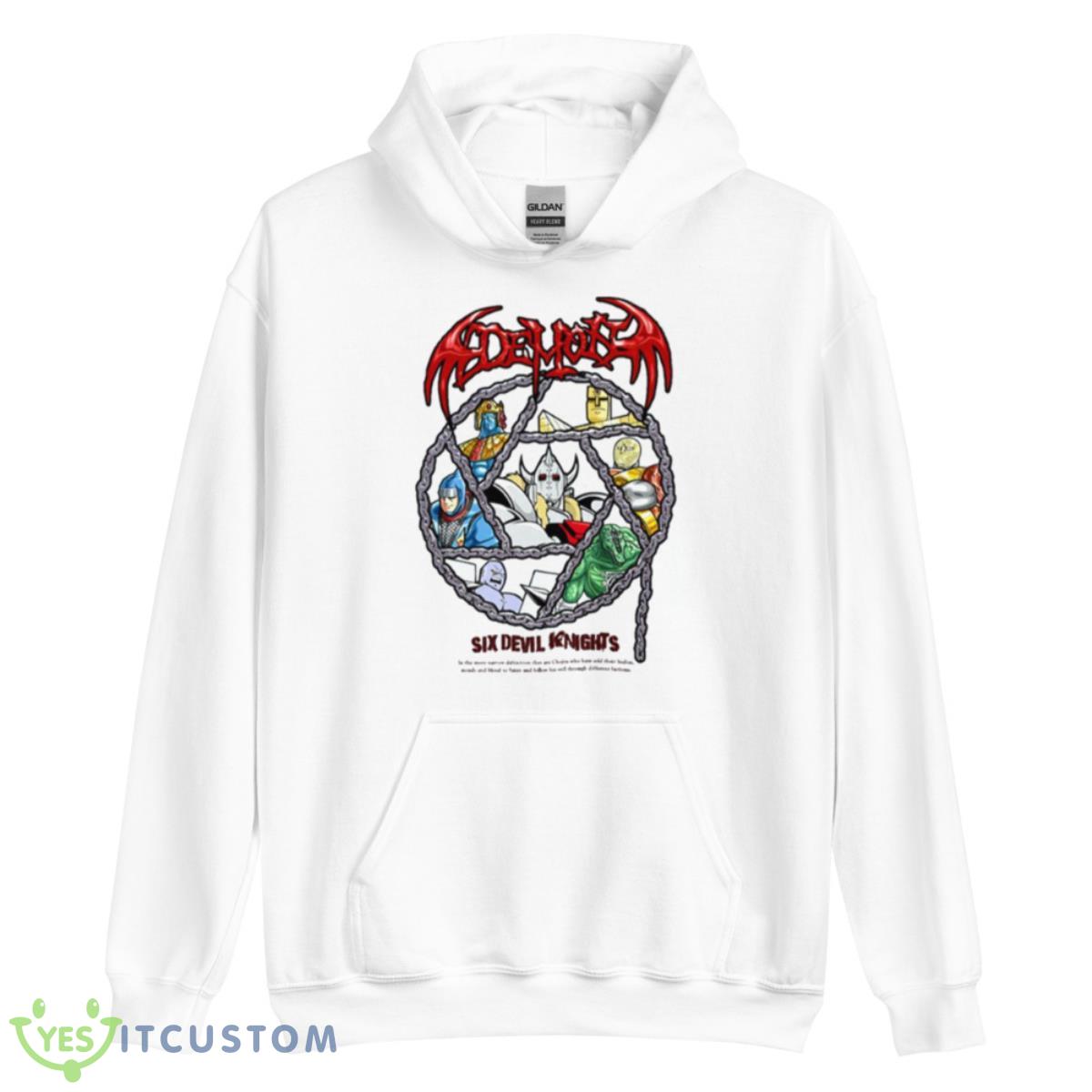 Si Devil Knights Kinnikuman Shirt 11 Si Devil Knights Kinnikuman Shirt - Unisex Heavy Blend Hooded Sweatshirt