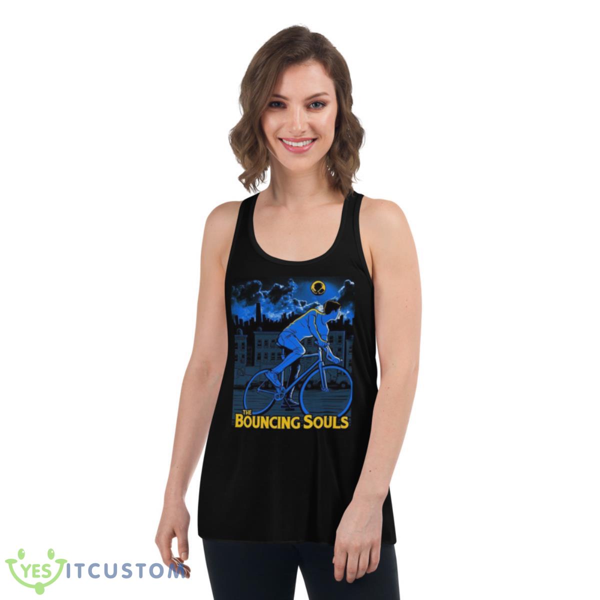 Simplicity In The City The Bouncing Souls Shirt 5 Simplicity In The City The Bouncing Souls Shirt - Women's Flowy Racerback Tank