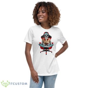 Skeleton My Gaming Chair Shirt - Women's Relaxed Short Sleeve Jersey Tee