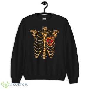 Skull Skeleton Sternum Heart Love Shirt 8 Skull Skeleton Sternum Heart Love Shirt - Unisex Crewneck Sweatshirt