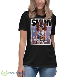 Slam 2023 All Star Salt Lake City Stockton To Malone The Legacy Shirt - Women's Relaxed Short Sleeve Jersey Tee