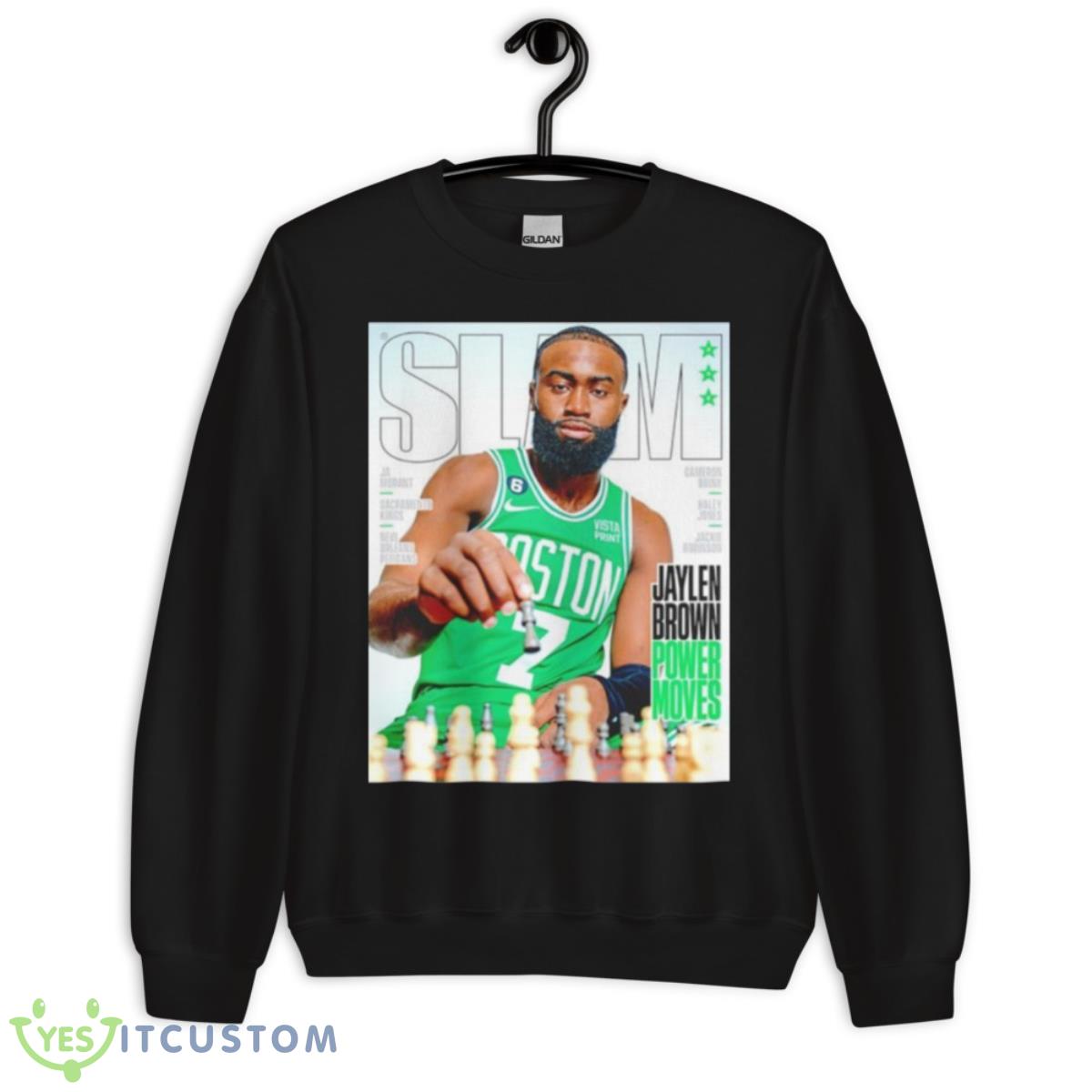 SLAM 242 Jaylen Brown Power Moves Shirt 3 SLAM 242 Jaylen Brown Power Moves Shirt - Unisex Crewneck Sweatshirt
