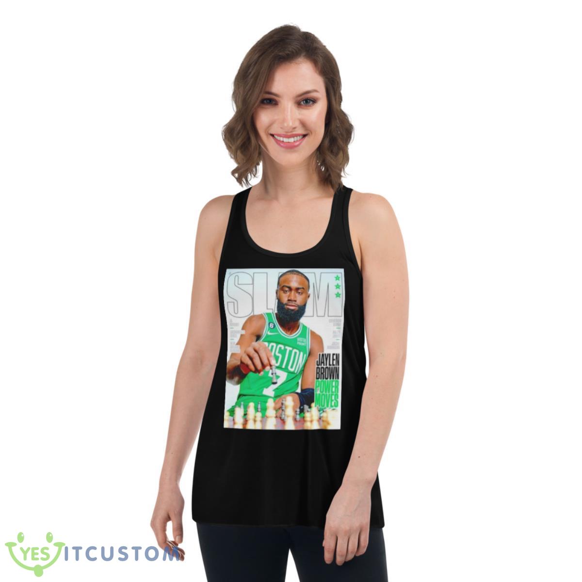 SLAM 242 Jaylen Brown Power Moves Shirt 5 SLAM 242 Jaylen Brown Power Moves Shirt - Women's Flowy Racerback Tank
