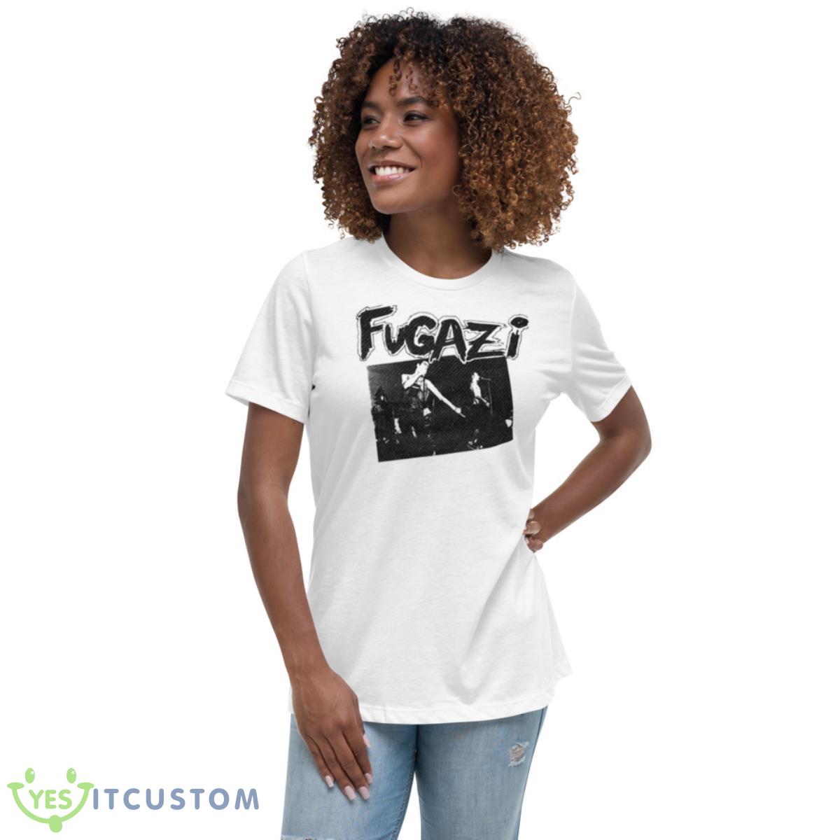 Smallpox Champion Fugazi Shirt 5 Smallpox Champion Fugazi Shirt - Women's Relaxed Short Sleeve Jersey Tee