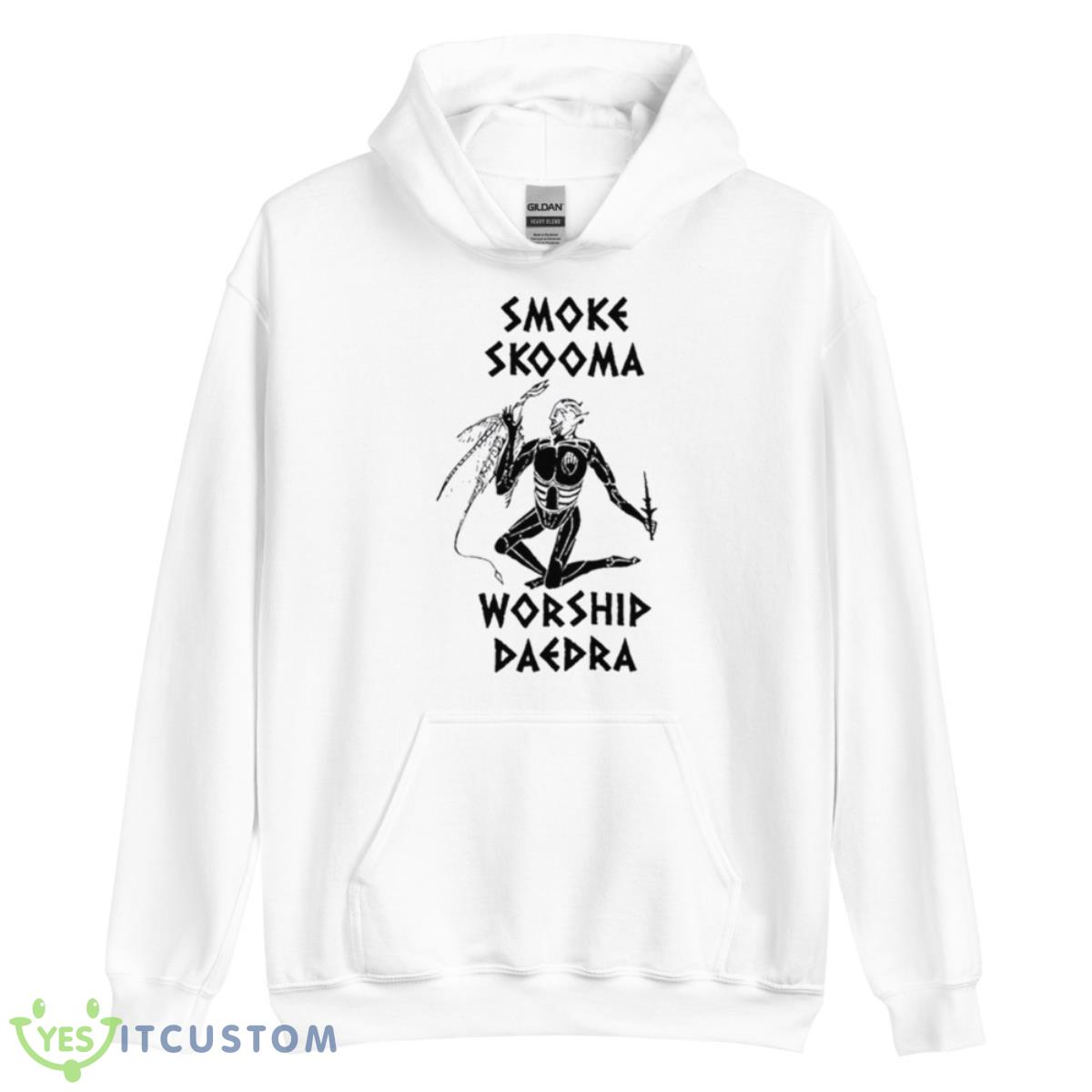 Smoke Skooma Worship Daedra Gamer Heartbeat Shirt 11 Smoke Skooma Worship Daedra Gamer Heartbeat Shirt - Unisex Heavy Blend Hooded Sweatshirt