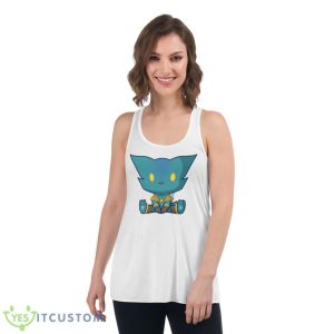 Smol Chibi Bean Skylander Shirt - Women's Flowy Racerback Tank