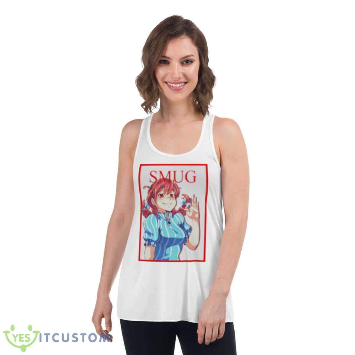 Smug Wendy’s Shirt 4 Smug Wendy’s Shirt - Women's Flowy Racerback Tank