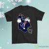 Snoopy And Woodstock Resting On Houston Texans Helmet Shirt Product Photo 1