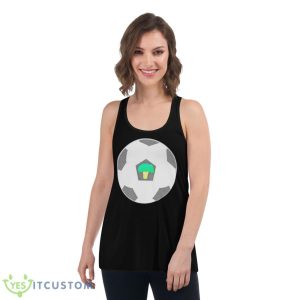 Soccer Ball Josh Blue Broccoli Shirt - Women's Flowy Racerback Tank