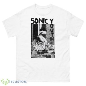 Sonic Youth Government Issue & Gone Shirt - 500 Men’s Classic Tee Gildan