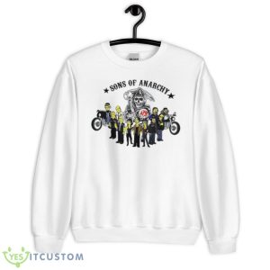 Sons Of Anarchy Simpsonized Sons Shirt - Unisex Heavy Blend Crewneck Sweatshirt