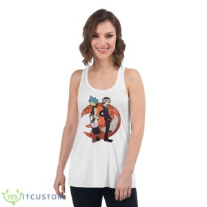 Soul Eater Black Star And Death The Kid Shirt - Women's Flowy Racerback Tank