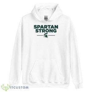 Spartan Strong Fundraiser Michigan State University Shirt - Unisex Heavy Blend Hooded Sweatshirt