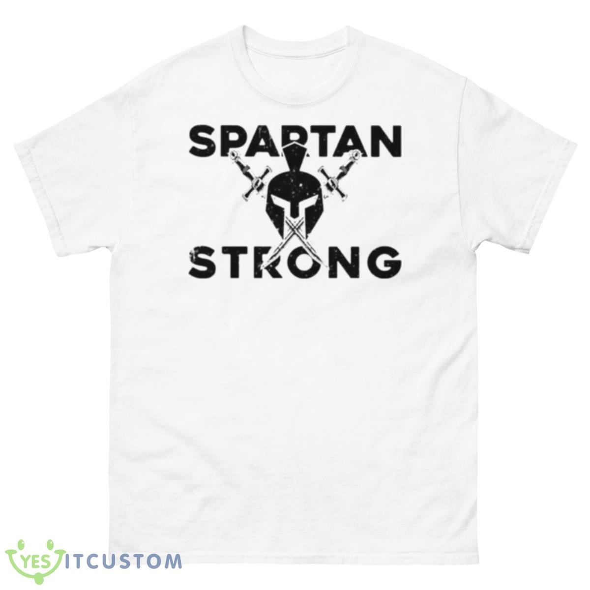 Spartan Strong MSU Cross Swords Shirt 10 Spartan Strong MSU Cross Swords Shirt - 500 Men’s Classic Tee Gildan