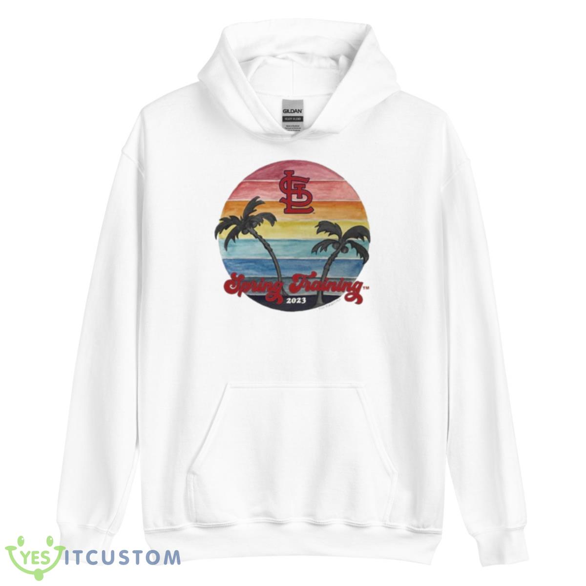 St. Louis Cardinals Spring Training 2023 Vintage Shirt 3 St. Louis Cardinals Spring Training 2023 Vintage Shirt - Unisex Heavy Blend Hooded Sweatshirt