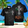 St Patrick Day Hawaiian Shirt St Irish Pride Cross Black Product Photo 1