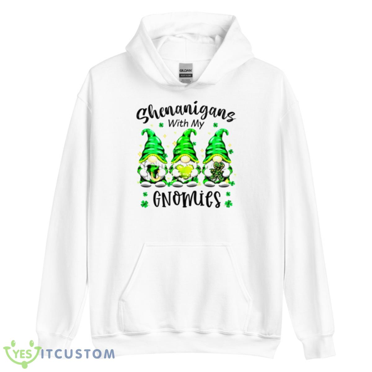 St Patricks Day Shenanigans With My Gnomies Lucky Shirt 11 St Patricks Day Shenanigans With My Gnomies Lucky Shirt - Unisex Heavy Blend Hooded Sweatshirt